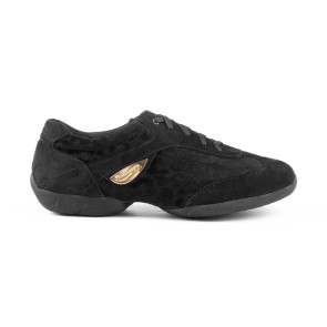 Portdance PD02 unisex zwarte danssneakers voor buiten 
