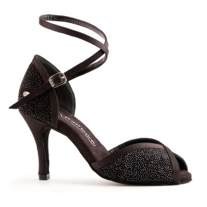 Portdance PD500 Fashion dames dansschoenen zwart met glitter