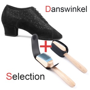 Portdance PD701 Fashion Black Nobuck Glitter Danswinkel Selection