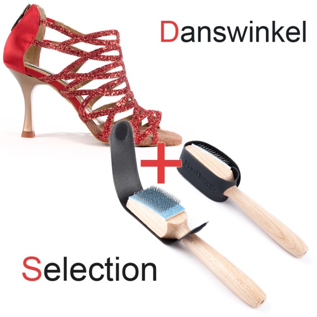 Portdance PD803 pro premium rood satijn glitter danswinkel selection