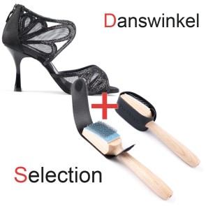 Portdance PD808 Pro Premium Zwart Satijn/Glitter Danswinkel Selection