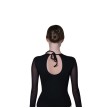 Sansha balletpak dames lange mesh mouwen achterkant 