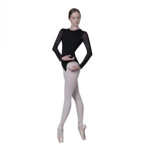 Sansha balletpak dames lange mesh mouwen voorkant