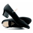 Katz Dames Character Dansschoenen Z66 zwart canvas met 35 mm hak