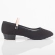 Zwarte character dansschoenen Katz Z65 voor studenten suede zool