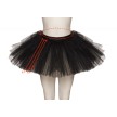 Katz zwarte tutu glitters kort