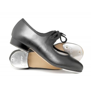 Katz Dames Tap dansschoenen met Strik vetersluiting - PU kunstleer LBPuTap