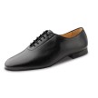 Werner Kern 28056 zwarte Lederen Heren dansschoenen met Klassieke uitstraling en lichtgewicht met suede zolen