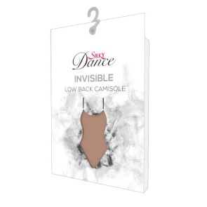 Silky Dance Invisible Laag Uitgesneden body Zwart