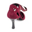 Portdance PD125 premium dansschoenen voor dames bordeaux achterkant