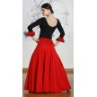 Intermezzo roze Flamenco met plooien voor dames 7718
