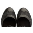 Supadance 1228 dames dansschoenen open wreef vetersluiting panterprint dichte neus 