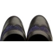 Supadance 1228 dames dansschoenen vetersluiting panterprint dichte neus 