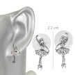 Alista Dancer Basics Alista oorknopjes ballerina