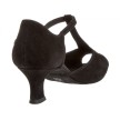 Diamant 010-064-101 dames latin schoenen lage flare hak bandje over wreef 