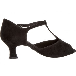 Diamant 010-064-101 dames latin schoenen lage flare hak gespsluiting 