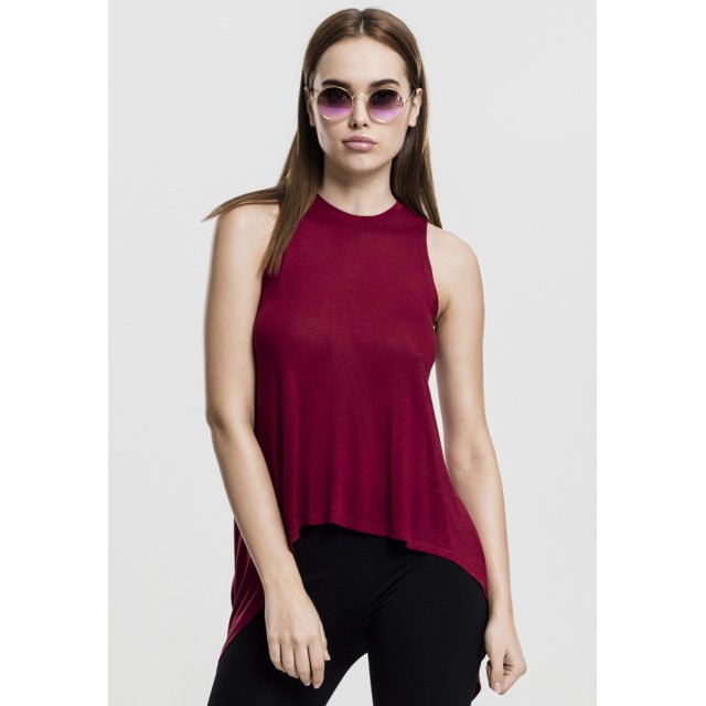 Urban Classics Ladies HiLo Viscose Top