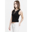 Urban Classics Ladies Lace Up Cropped Top