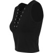 Urban Classics Ladies Lace Up Cropped Top