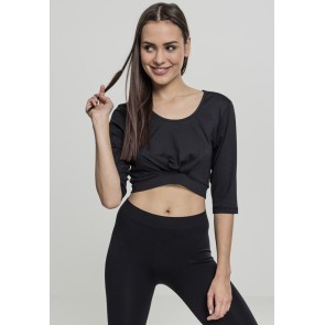 Urban Classics Dames Driekwart Mouw Korte Top