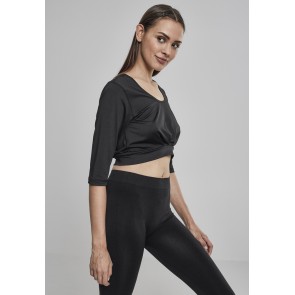 Urban Classics Ladies Active 3/4 Sleeve Cropped Top