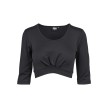 Urban Classics Ladies Active 3/4 Sleeve Cropped Top