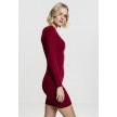 Urban Classics Ladies Cut Out Dress burgundy