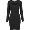 Urban Classics Ladies Cut Out Dress zwart