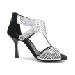 Portdance PD813 Pro Dansschoenen Zilver/Zwart Nubuck
