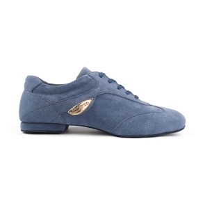 Portdance Fashion PD07 Denim Danssneaker met Nubuck Zool