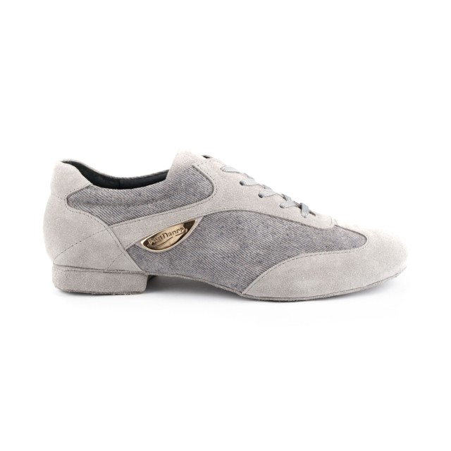 Portdance PD07 Grijze Unisex Danssneakers voor Latin