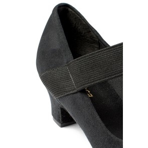 SoDanca Ballroom oefening dansschoenen zwart met een 4cm hak