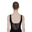 Sansha D2517C dames balletpak zonder mouwen kant rug voorkant