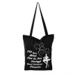 Alista Dancer Basic Canvas Tas met ballerina print