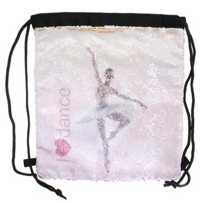 Alista Dancer Basic pailetten rugtzaakje met ballerina