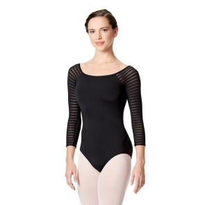 Lulli Balletpak met 3/4 Gestreepte Mouwen Milena voor meisjes