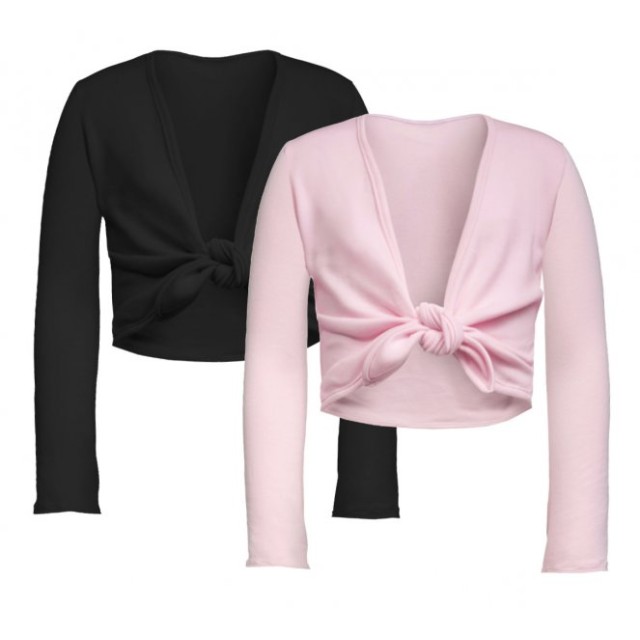 Alista Dancer Basics Cardigan Zwart Wikkelvest voor Kinderen