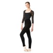 Lulli warm-up panty voor dans zwart