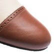 Rumpf Miguel Bruin-beige heren Dansschoenen neus