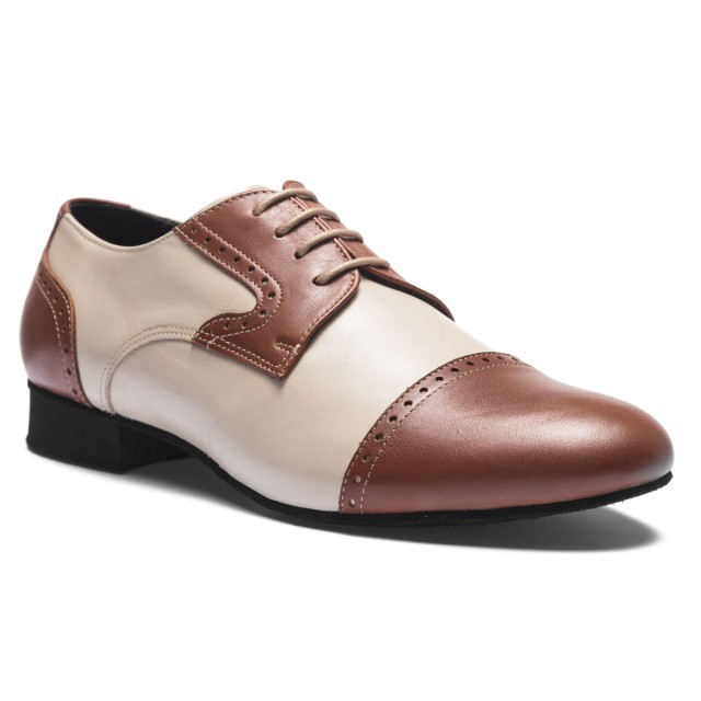 Rumpf Miguel 2156 Bruin-beige heren Dansschoenen