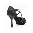 Portdance PD506 dansschoenen dames nubuck blauw achterkant