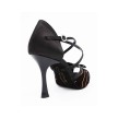 Portdance PD506 dansschoenen dames nubuck oranje achterkant