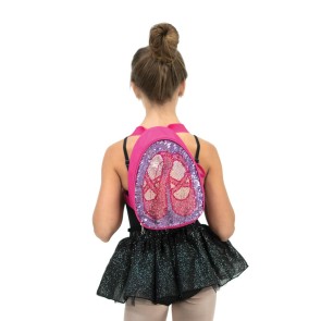 Omkeerbare Glitter-rugzak Hot-Pink