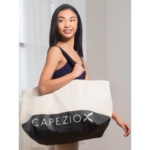 Capezio grote witte canvas danstas voor danskleding b201w