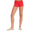 Capezio Laag uitgesneden Shorts dames rood met een lage comfortabele tailleband