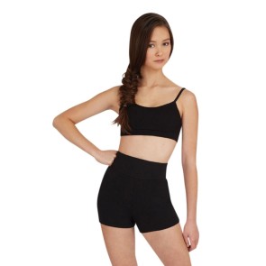 Capezio Hoog getailleerde shorts zwart