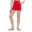 Capezio Hoog getailleerde shorts rood