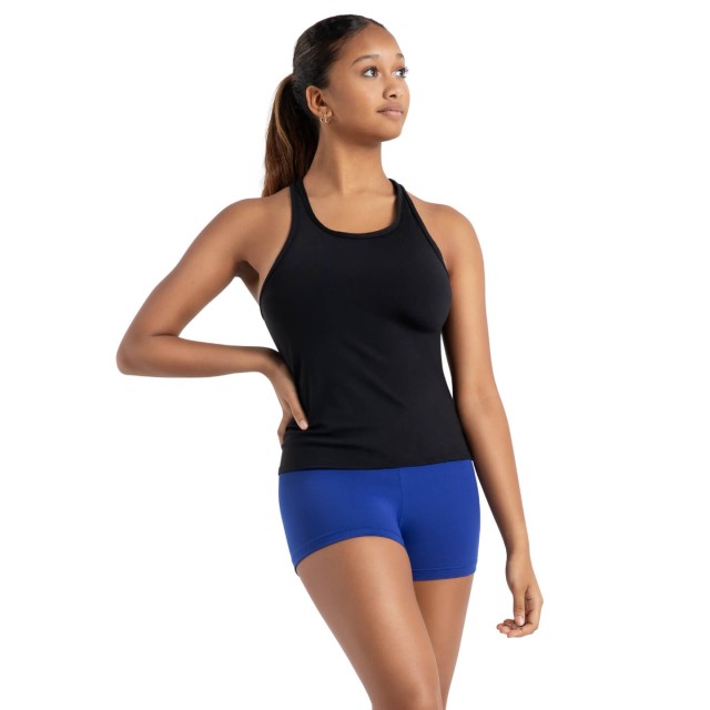 Capezio mouwloze tanktop met racerback blauw