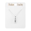 Rumpf ketting met spitzen hanger in het zilver