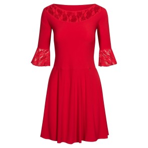 Rumpf RU5521 RENNES Kinderjurk rood voorkant